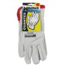WolfPack Work Gloves Leather Flower 7 Inches with Hanger (Pair)