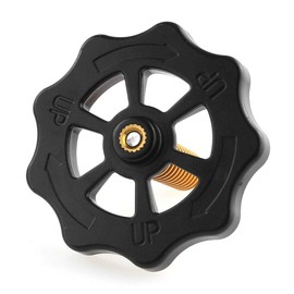 DGZZI 4PCS 50mm Upgraded Hand Twist Leveling Nuts + 4PCS Hot Bed Spring + 4PCS M4X40mm Screws for Creality 3D Printer CR-10 CR-10S CR-X CR-20 Ender-3 Ender Ane Geeetech Anycubic