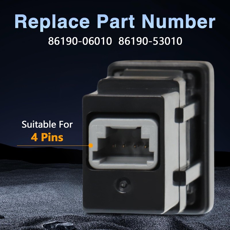 KPALAG Aux Port Input Auxiliary Jack Audio Stereo Adapter Compatible