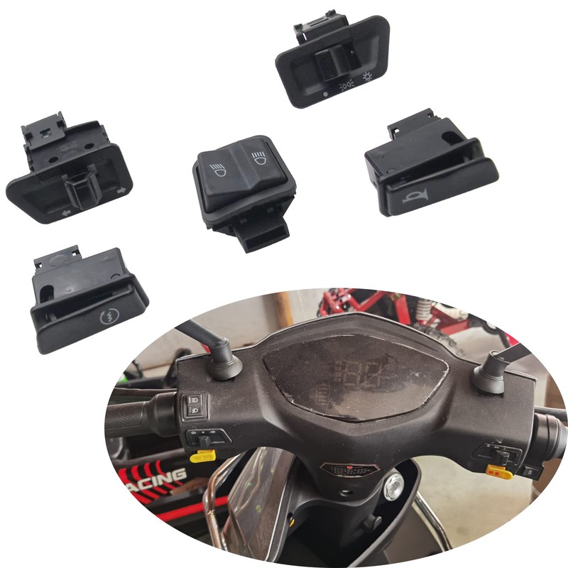 Chinese Scooter Start Horn Dimmer Turn Signal Switch Button Headlight