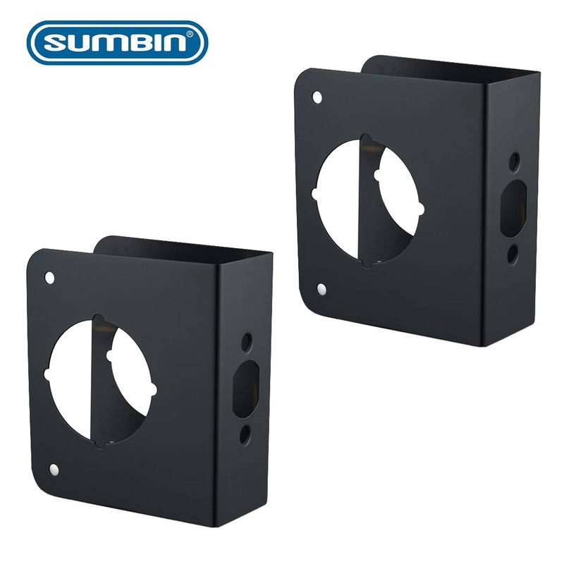 SUMBIN Door Guard Reinforcer 1-3/4" Door Thick with 2-3/8" Backset,2-1/8"