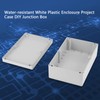 IP65 DIY Junction Box Water-resistant White Plastic Enclosure Project Case