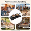 SNKOURIN 2 Burner Portable Butane Camping Stove, Dual Fuel Stove