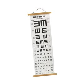 ABOOFAN Visual Testing Chart Thickened Eye Chart for Accurate Exams Wall Hanging Suitable for Adults