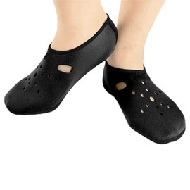 Alomejor - Calcetines de buceo gruesos, multifunción, antideslizantes, con parte inferior antideslizante para deportes acuáticos, Negro -, Small