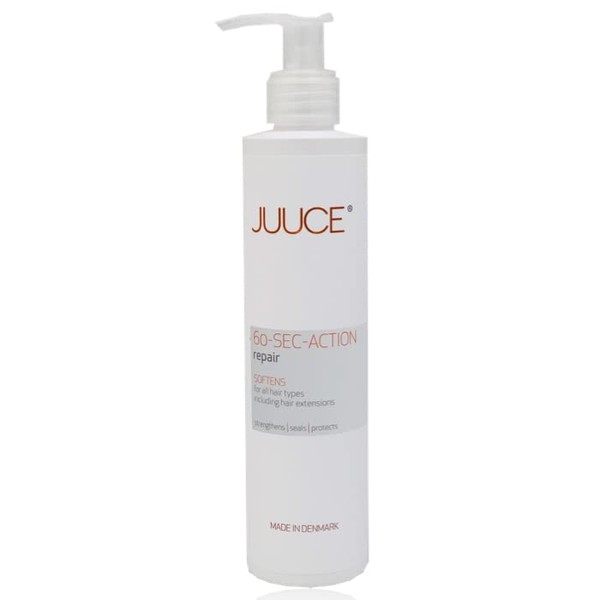 JUUCE 60-Sec-Action, 250 ml, Intensive Hair Treatment with Argan Oil, Works in Just 60 Seconds, Healing Effect, No Conditioner Needed, Result: Soft and ...
