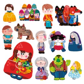 HEADU | Touch 2 Piece Puzzles - Fairy Tales | Educational Games & Puzzles | Ages 2-5 years