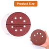 100 Pieces Sanding Discs 125mm 8 Holes 40/60/80/120/180/240/320/400/600/800 Grit Sanding