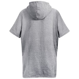 A2Z 4 Kids Bathrobe 100% Cotton Hooded - Bathrobe 128 Steel Grey 10-13_