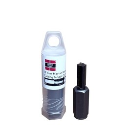 MurerPoint 3 Cutter Masonry Chisel Mortar Rake - 12mm | TCT Chisel Mortar Masonry Joint Raking Router with 26mm Cutting Depth | Repointing Raker Tool, Fast Removal of Old Mortar & Brickwork Pointing