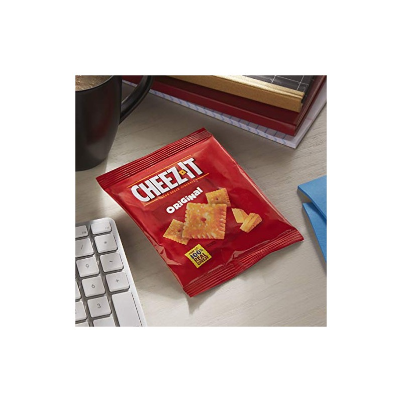 Cheez-It Baked Snack Cheese Crackers, Original, Single Serve, 1.5 oz