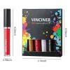 O Diy Liquid Lipstick Set 5pcs Black White Blue Yellow