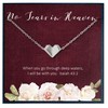 No Tears in Heaven Isaiah 43 2 Memorial Gifts Religious Jewelry Bible Verse Remembrance Gifts for Bereavement Gifts for Grieving Gifts