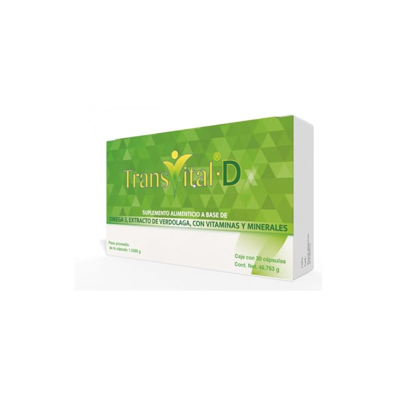 Transvital D Suplemento Alimenticio a Base de Omega 3, Extracto