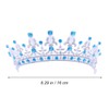 Frcolor Wedding Tiara Crown, Rhinestones Crystal Bridal Pageant Princess Tiara