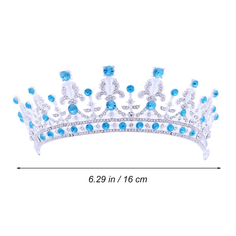 Frcolor Wedding Tiara Crown, Rhinestones Crystal Bridal Pageant Princess Tiara