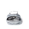 Baggallini Damen Umwandelbarer Neapel wandelbarer Rucksack, Silber-metallische Steppdecke, Einheitsgröße