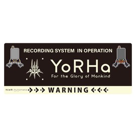 NieR: Automata Version 1.1a High Luminous Dash Cam Sticker YoRHa