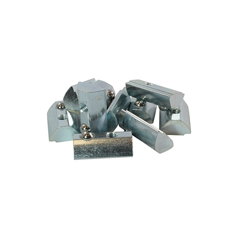 10x T-Slot Nut V 8 St Slot 8 - Type