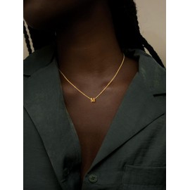 Gold Initial Necklace for Women Custom with Names Customized Letter Necklace Gold Charm Necklace D Necklace