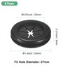 M METERXITY 6-Pack Rubber Grommets for Wiring 27mm Desk Grommet