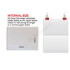 JeeJaan® 100 Pcs of Plain Document Enclosed Wallets A5-225 x