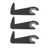 10Pcs Oscillating Saw Blade Sickle Shape High Speed Steel Multitool