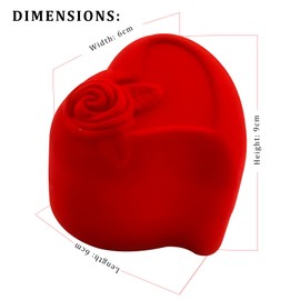 Suprano Red Heart Gifts for Anniversary Valentines'Day Christmas Xmas Birthday Ornament Her Him Wife Husband Women Man Girlfriend Boyfriend Teddy Bear Present (Some One