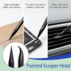 15 Pcs Plastic Scraper Tool, Pen-Shaped Non-Scratch Crevice Cleaning Tool
