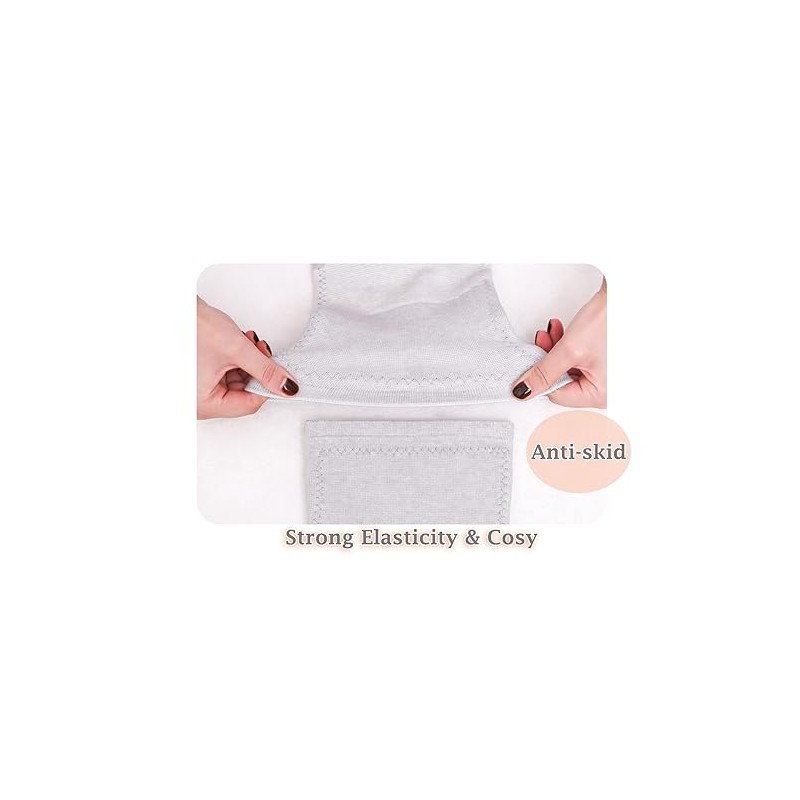 Thermal Knee Warmer with Warm Lining Stretchy Knit Knee Sleeve