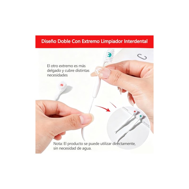 40 Piezas Mini Cepillos de Dientes Desechables con Pasta, Kit