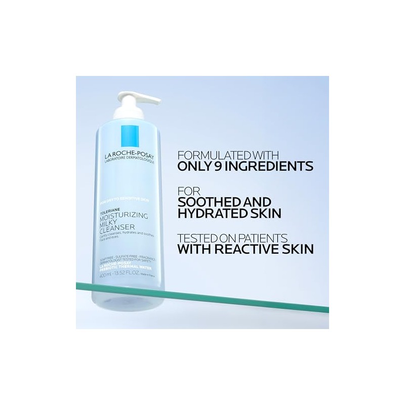 La Roche-Posay Toleriane Dermo-Cleanser Women's Cleanser, 13.5 Ounce