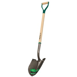 Truper 33579 Tru Tough Round Point Shovel with Steel D-Handle, 39-Inch