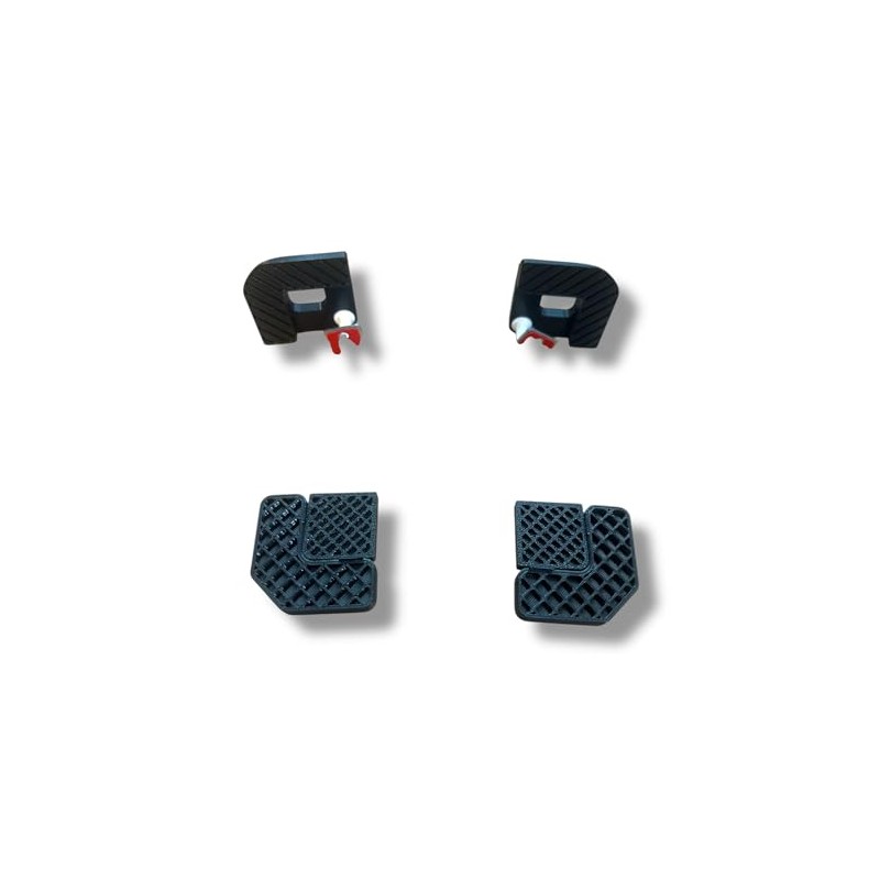 Set of 2 Magnetic Push-Open Tile Access Hatches – Invisible