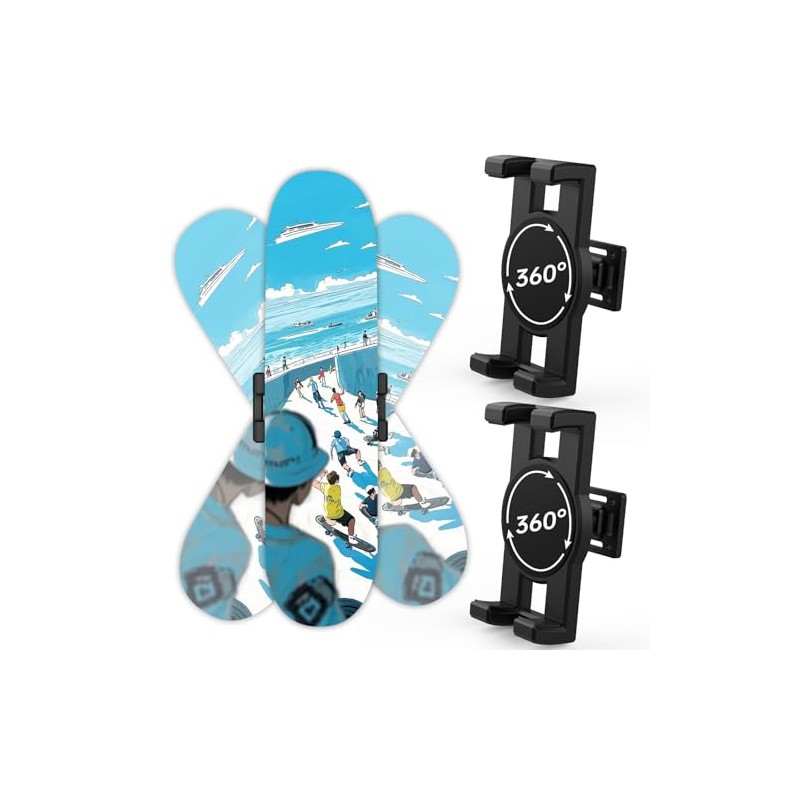 360° Swivel Skateboard Wall Mount - Perfect Display for Collectors