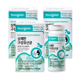 Youngjin Pharmaceutical Refreshing Oral Lactobacillus (1 month supply) 3 boxes / 영진약품상쾌한 구강유산균(1개월분) 3박스