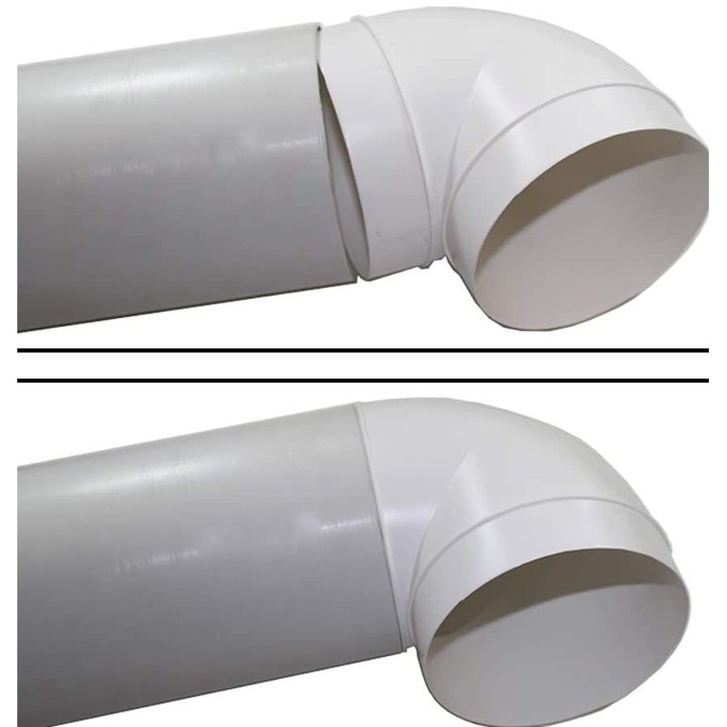 Fantronix 90 Degree Elbow Connector Bend 100mm - 4 inch
