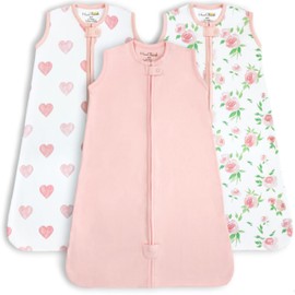 Mama Cheetah Baby Sleep Sack 0.5 TOG, Organic Cotton Baby Wearable Blanket, Swaddle Transition Baby Sleeping Bag, Boy Girl Newborn Infant, XXL (24-48 M)