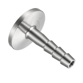 sourcing map Stainless Steel 304 KF16 Flange to 8mm Rubber Hose Barb Adapter for Vacuum