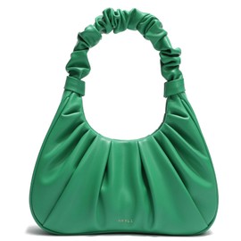 Keyli Cute Purses Mini Shoulder Bag for Women Waterproof Leather Tote Handbags fashionable travel clutch hobo purse with Magnetic Closure Green