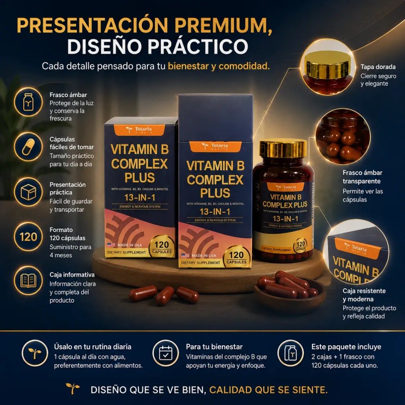 Nutricion Y Bienestar Uso Diario Complejo B Plus Totaria