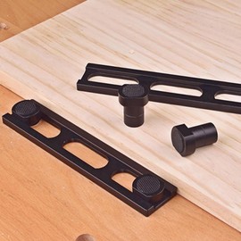 Bench Dogs, Aluminium Alloy High Strength Woodworking Planing Stop Board, Universal Workbench Accessories for Milling Cutting Grinding, with Secure Fixation, Sturdy Construction