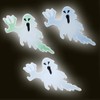 CoolHubcaps Reflective Scary Ghost Car Magnets - 3 Large