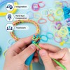 MECCANIXITY 600 Pcs Loom Rubber Bands Kit with 25 Pcs