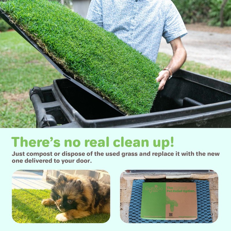 Gotta Go Grass - Real Dog Grass for Pet Training,