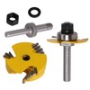 Bestgle 1/4 Inch Shank Slot Cutter Router Bits Adjustable 3