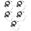 2.5mm Acoustic Tube Earpiece Single Pin PTT Button Walkie Talkie