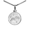 MyGold MOD-07067 Zodiac Pendant (without Chain) Sterling Silver Small Diameter