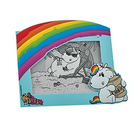 Bullyland 44402 Chubby Unicorn with Cookie Jar Picture Frame, Multi-Colour, 15 x 10 x 10 cm