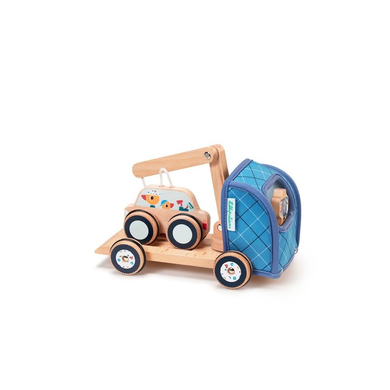 Lilliputiens Ignace Tow Truck Toy